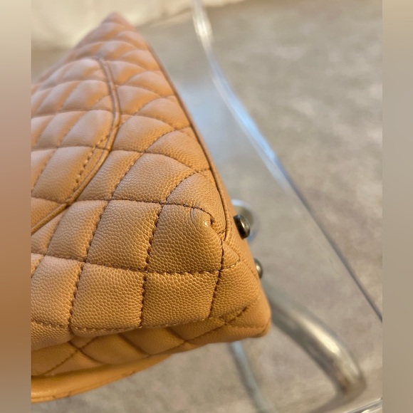 Chanel Coco Handle Small Caviar in Caramel with Rustic Hardware - Picture 16 of 16